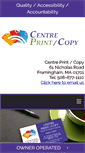 Mobile Screenshot of centreprintcopy.com